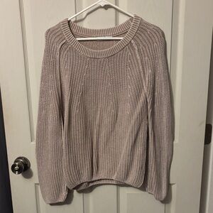 Zenana Outfitters Soft Knit Sweater - Light Mauve